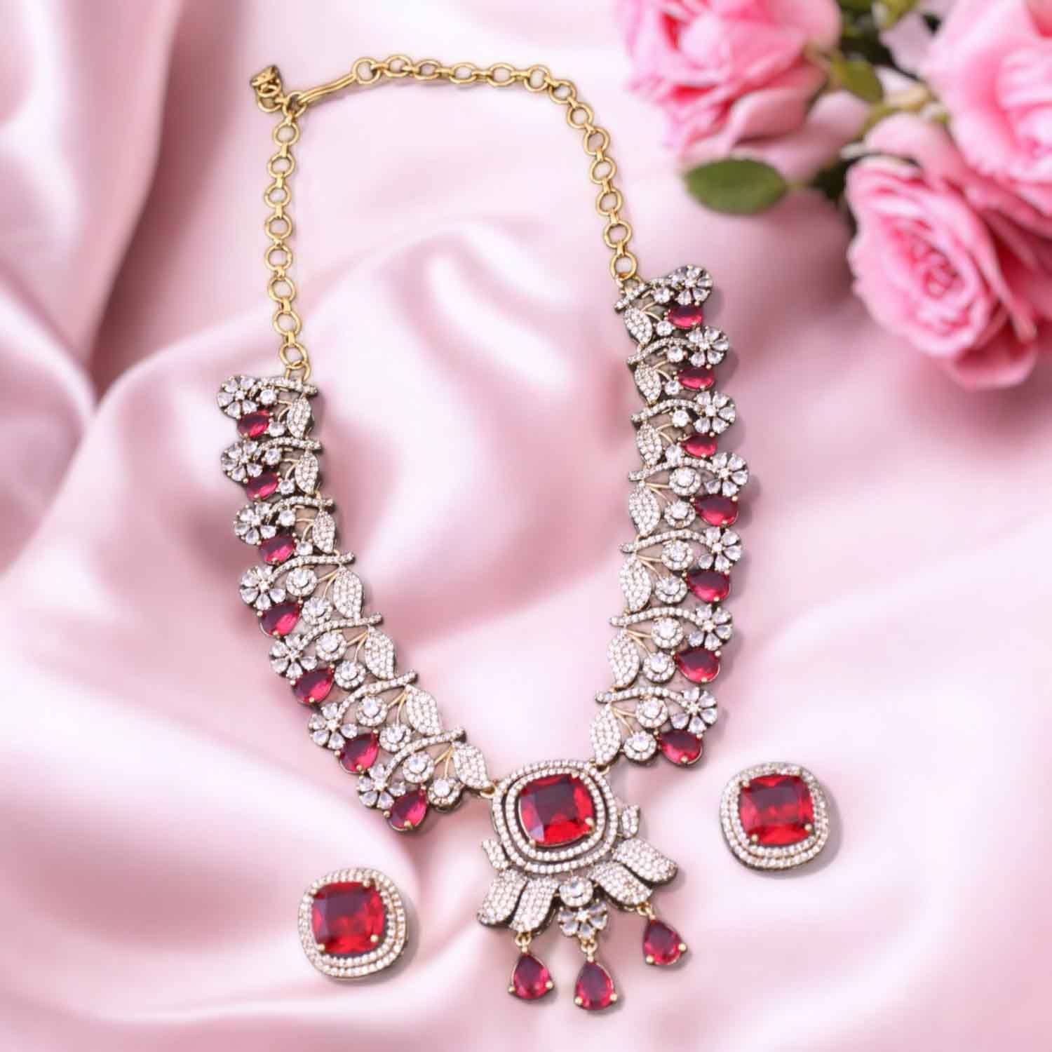 Rani Ema Victorian Jewellery Set - New Arrival - Image 2