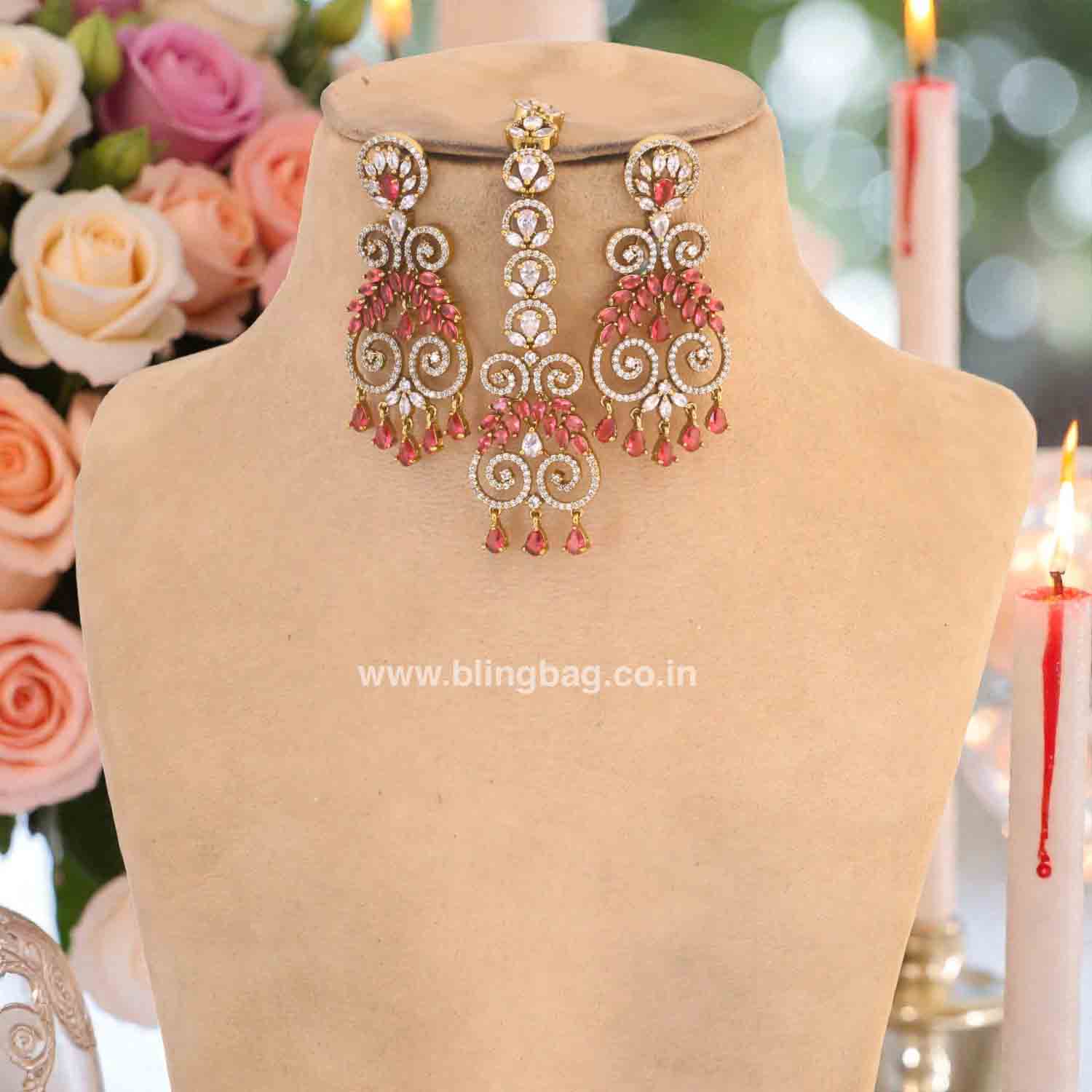 Rani Evae Victorian Jewellery Set- New Arrivals - Image 4