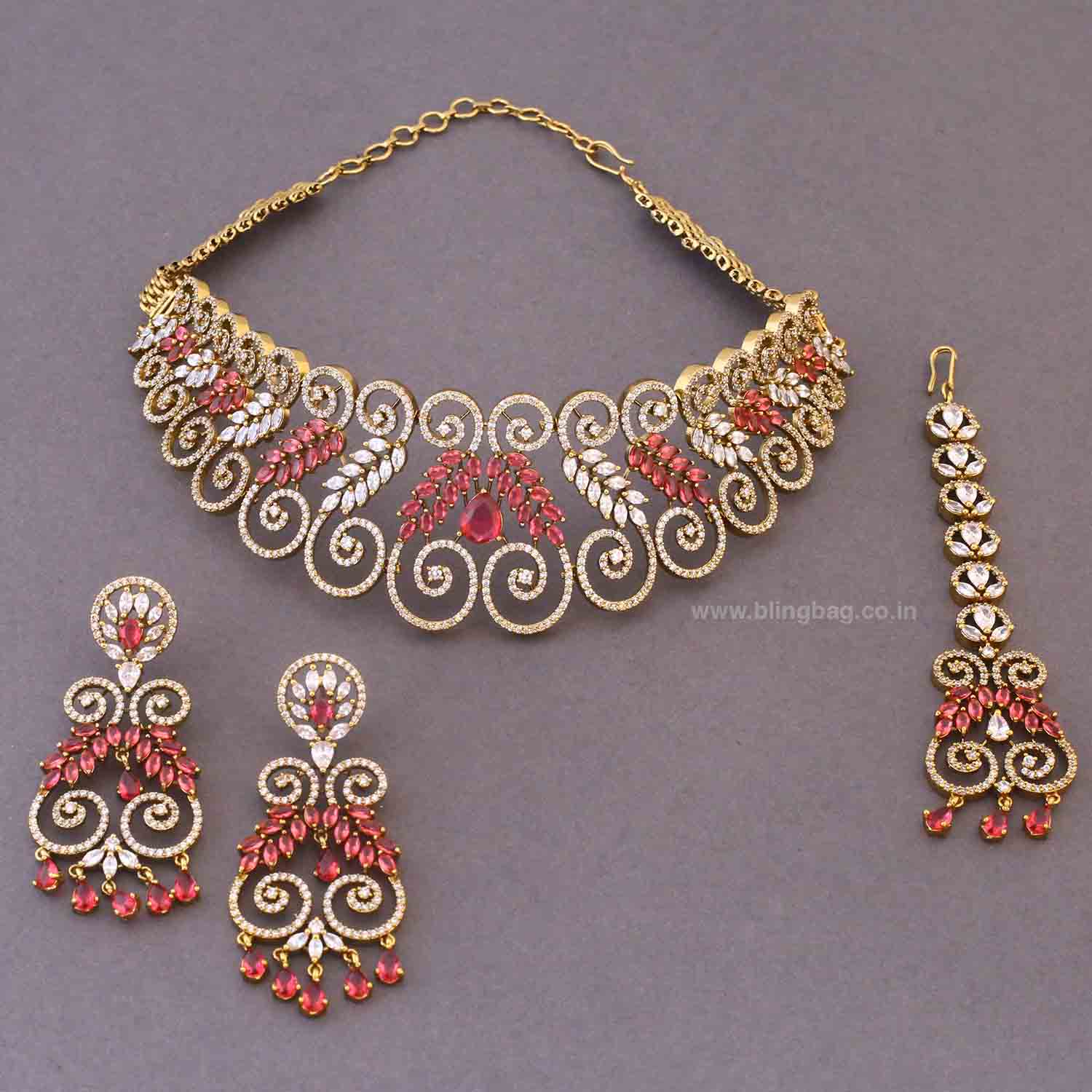 Rani Evae Victorian Jewellery Set- New Arrivals - Image 5