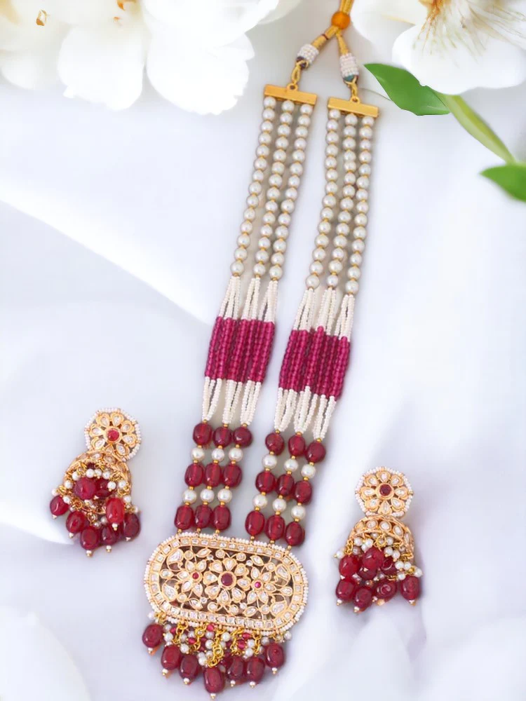Rani Falak Kundan Jewellery Set