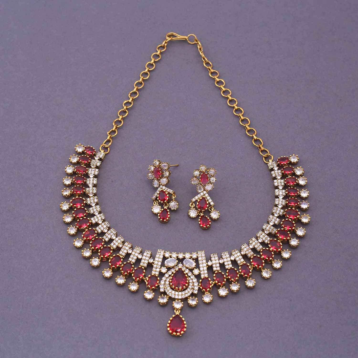 Rani Florine Hasli Victorian Jewellery Set - New Arrival - Image 4