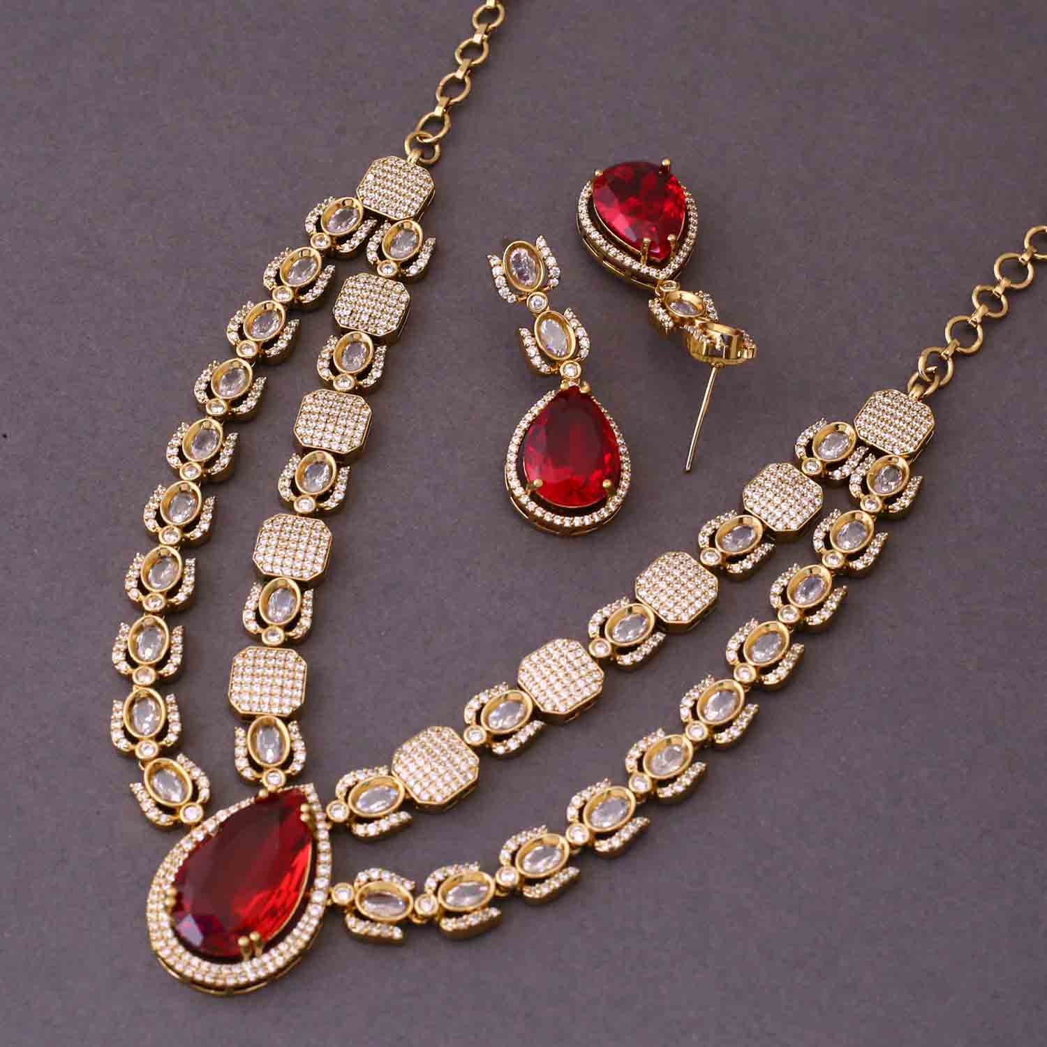 Rani Freena Victorian Jewellery Set - New Arrival - Image 4
