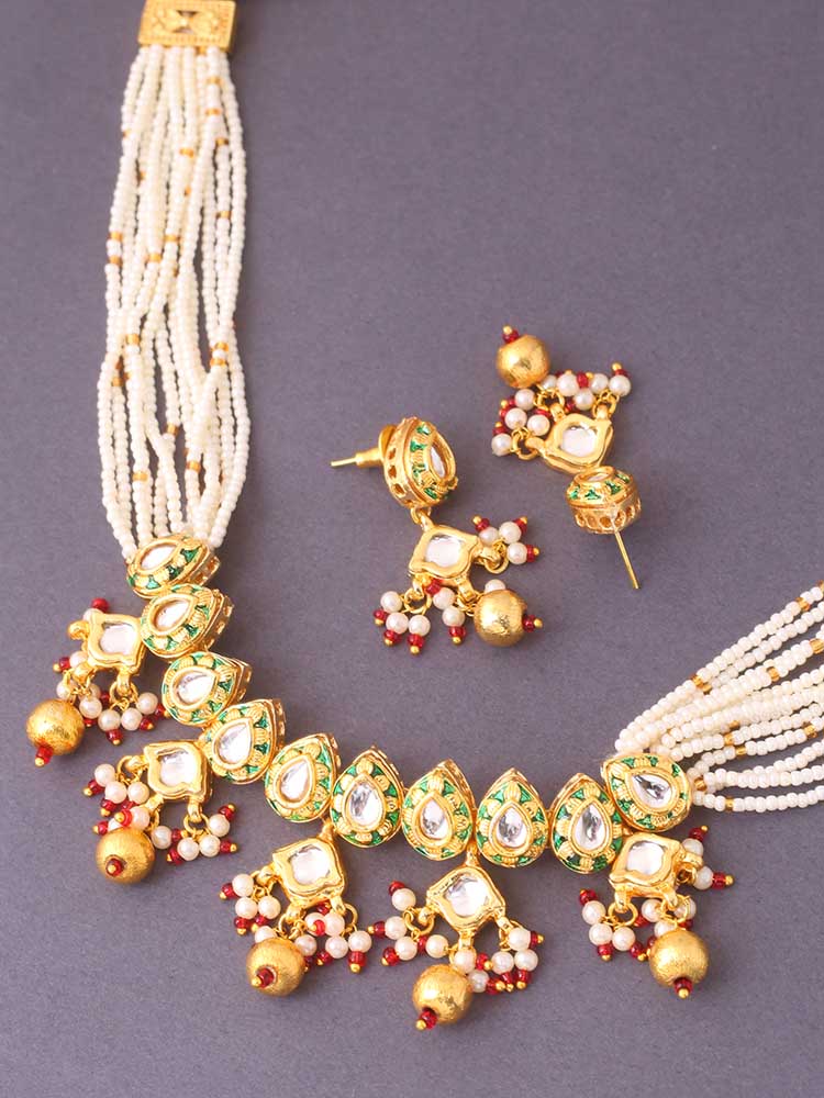 Rani Harini Antique Jewellery Set - Image 4