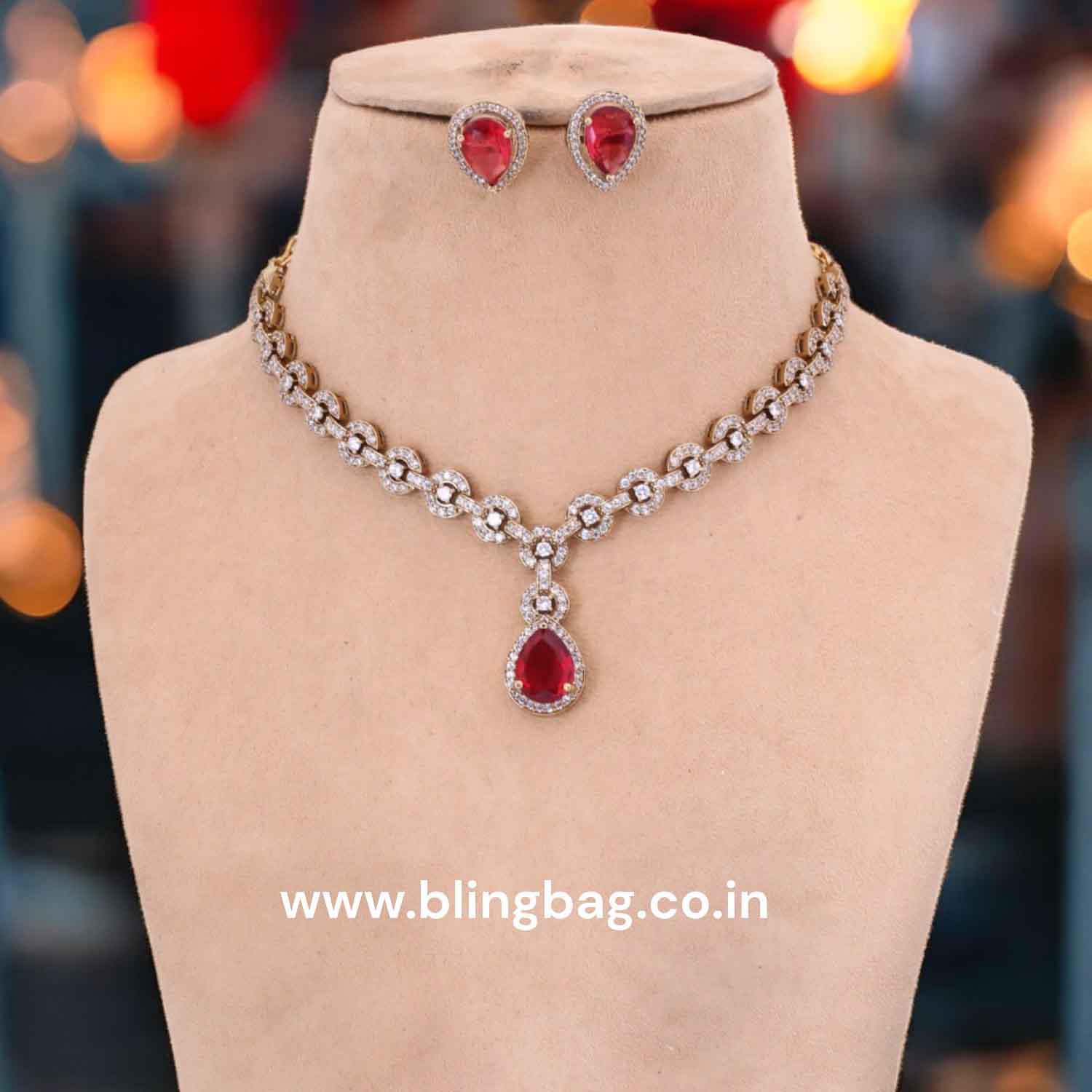 Rani Hristina Victorian Jewellery Set - New Arrival - Image 2