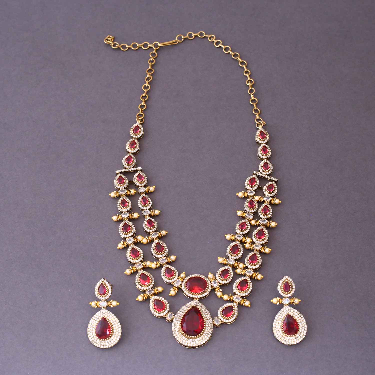 Rani Imara Victorian Jewellery Set - New Arrival - Image 4