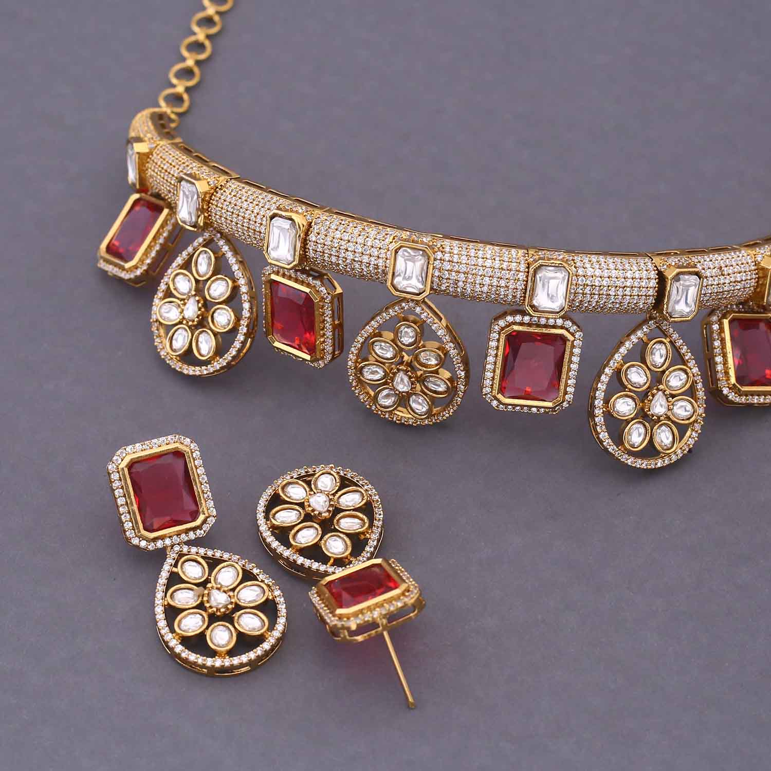 Rani Lace Victorian Jewellery Set - New Arrival - Image 5
