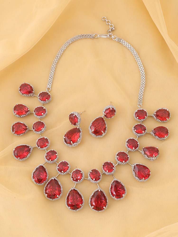 Rani Magdalen Zirconia Jewellery Set - Image 2