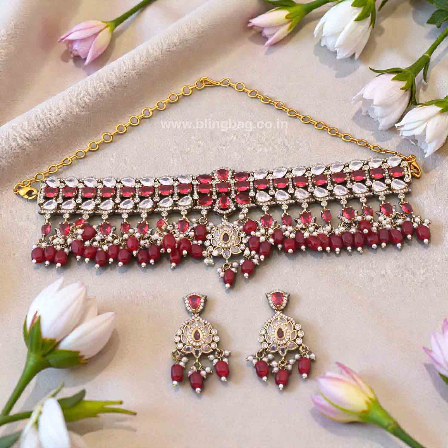 Rani Marfa Victorian Jewellery Set - New Arrival - Image 2