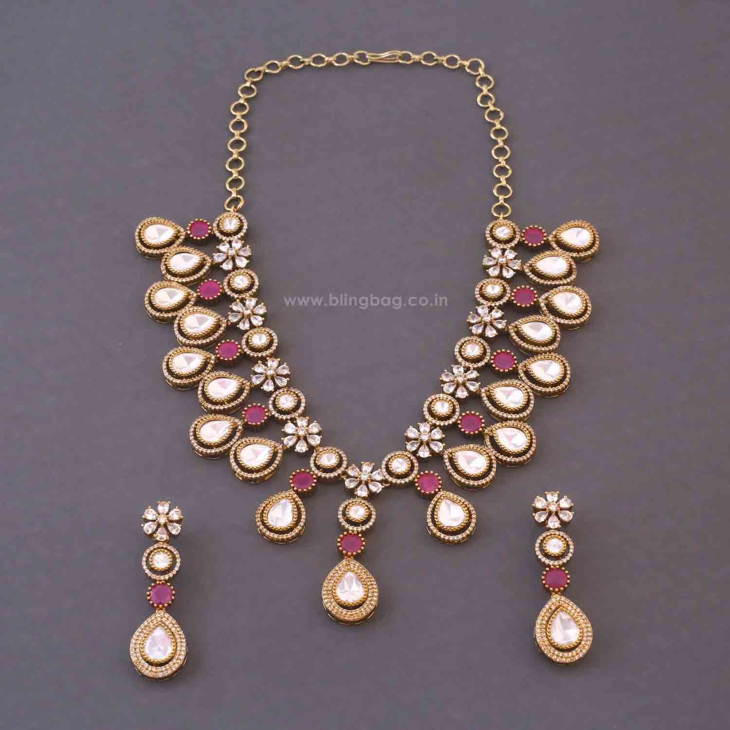 Rani Miroslava Victorian Jewellery Set - New Arrival - Image 4