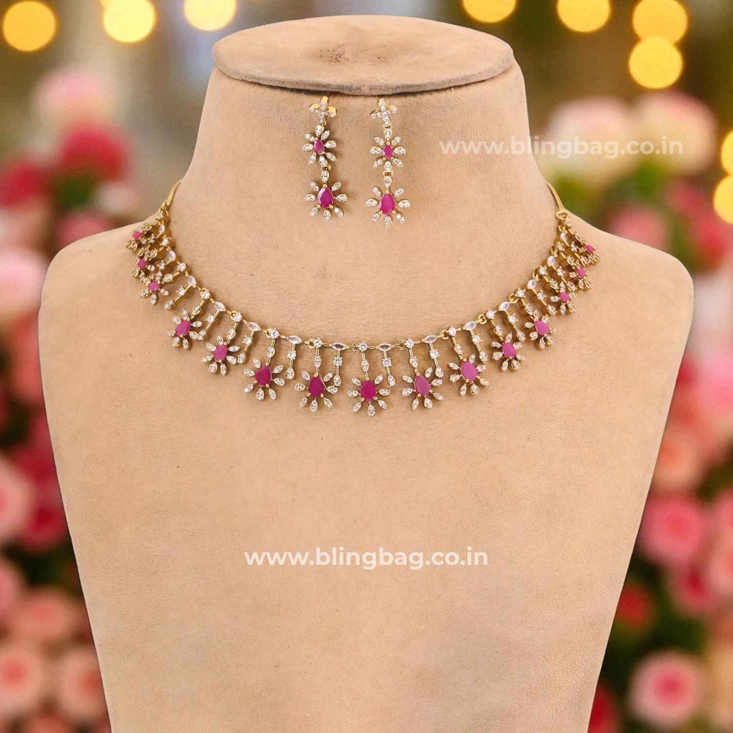 Rani Naira Victorian Jewellery Set - New Arrival - Image 3