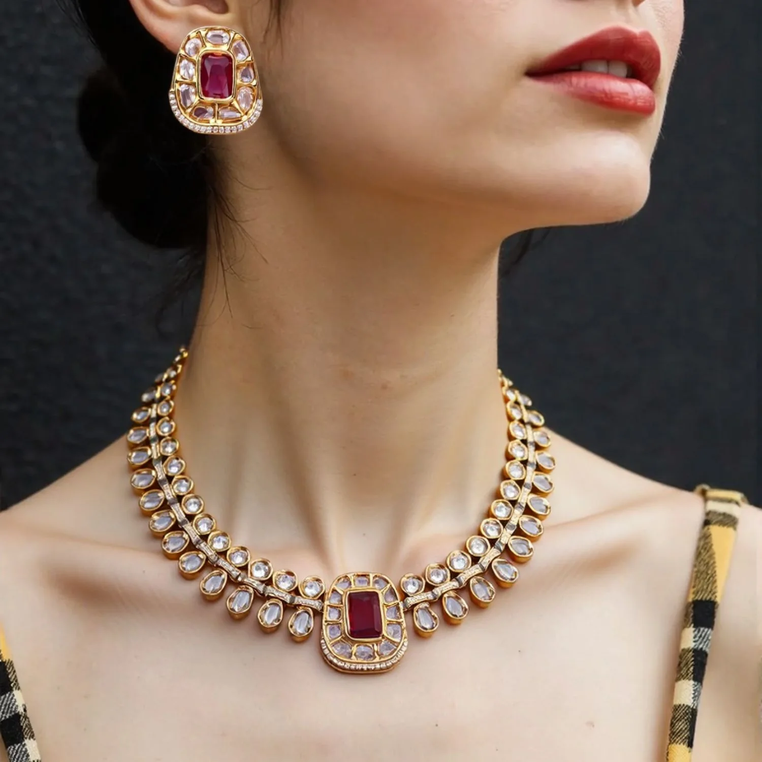 Rani Naria Victorian Jewellery Set- New Arrival