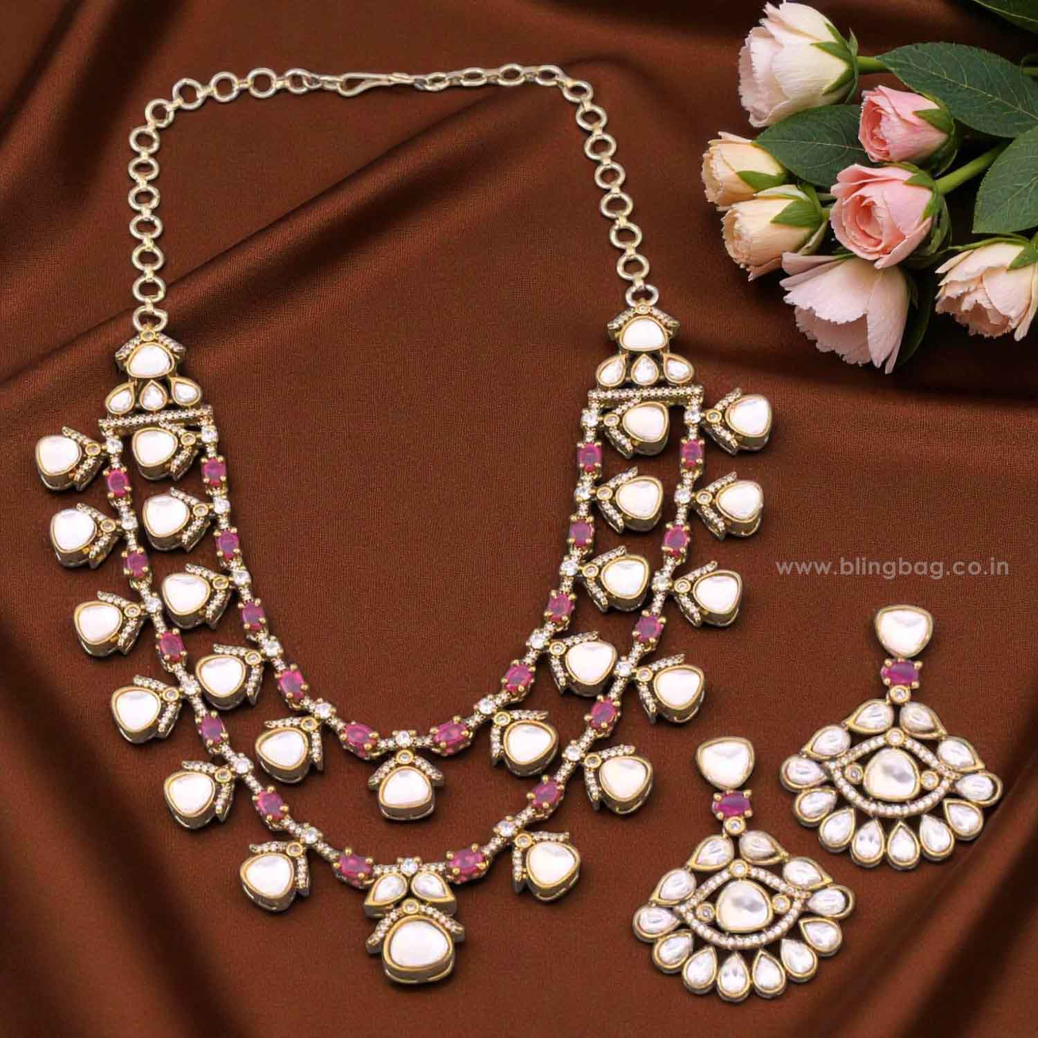 Rani Nelli Victorian Jewellery Set - New Arrival - Image 2