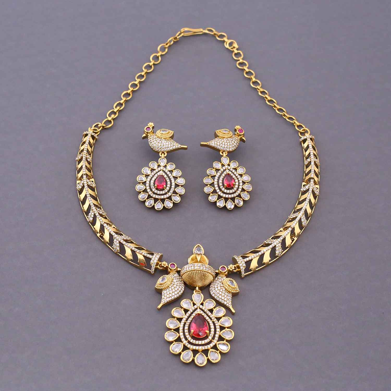 Rani Nille Hasli Victorian Jewellery Set - New Arrival - Image 3