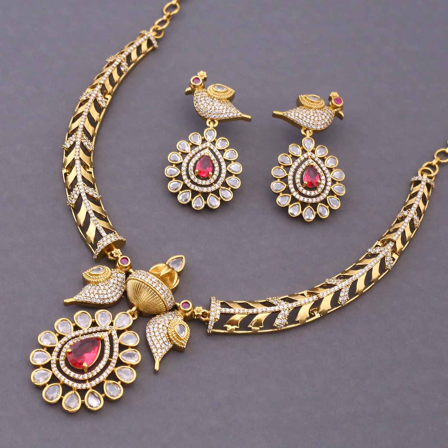 Rani Nille Hasli Victorian Jewellery Set - New Arrival - Image 4