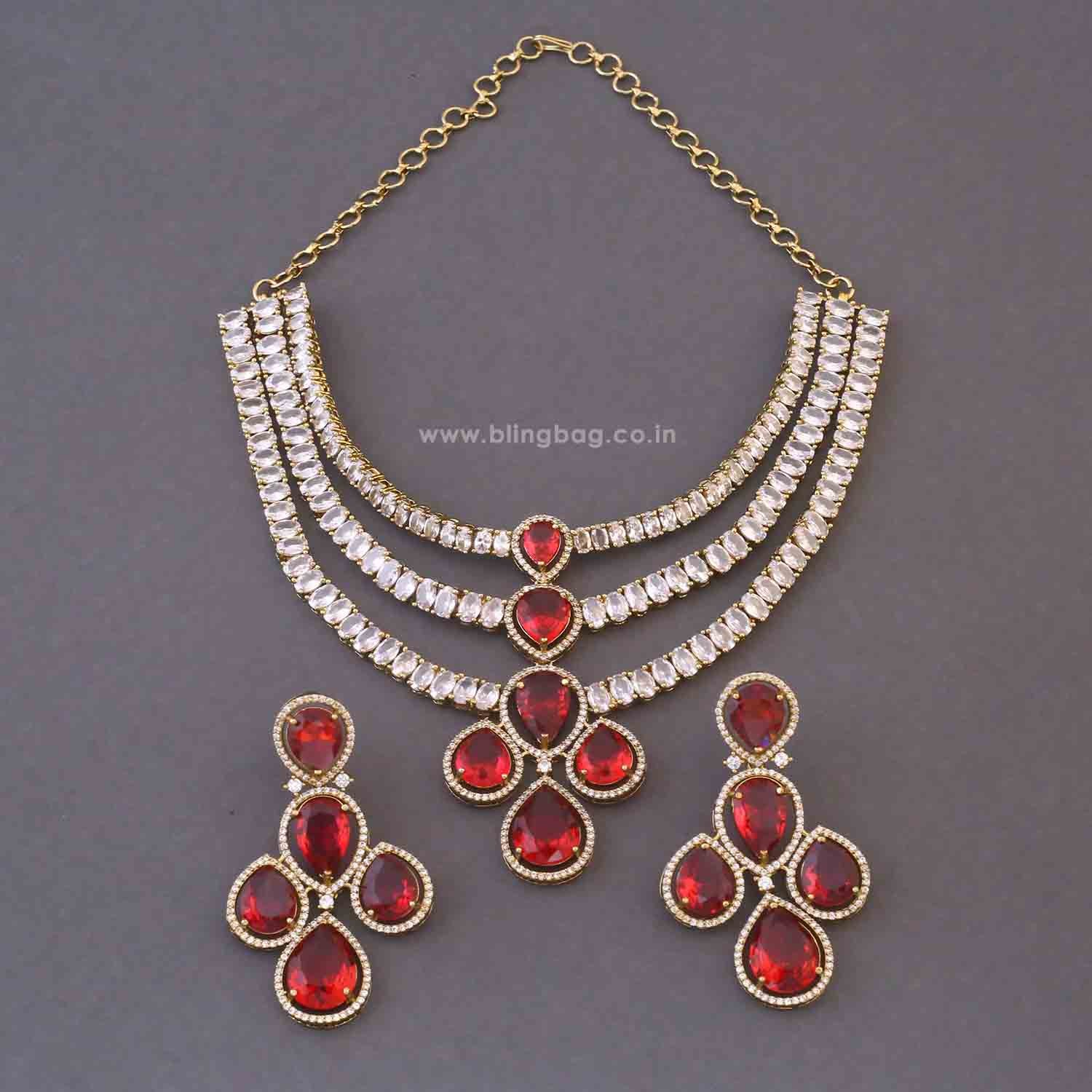 Rani Nolaira Victorian Jewellery Set - New Arrival - Image 4