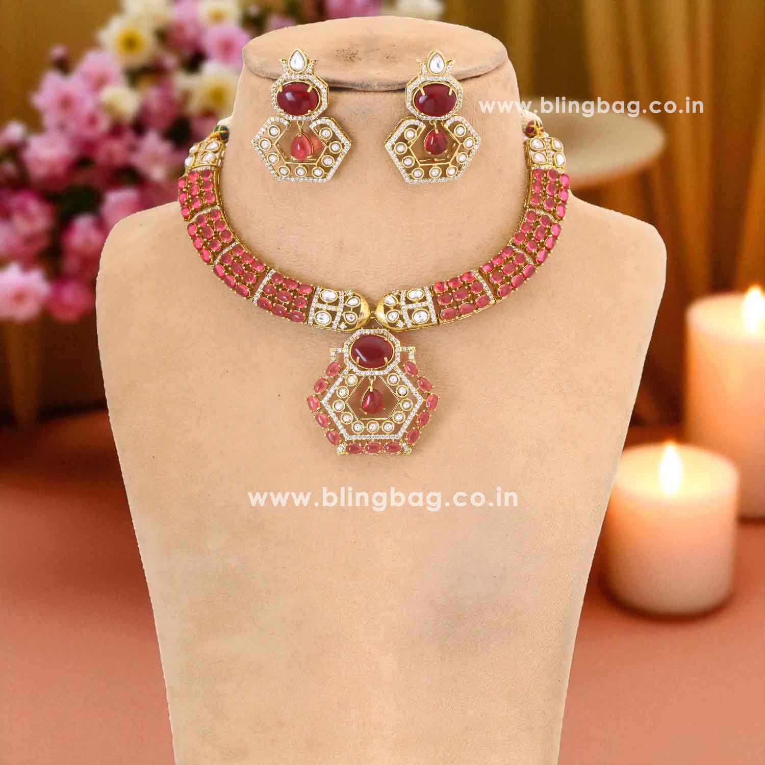 Rani Ophelia Victorian Jewellery Set - New Arrival - Image 3