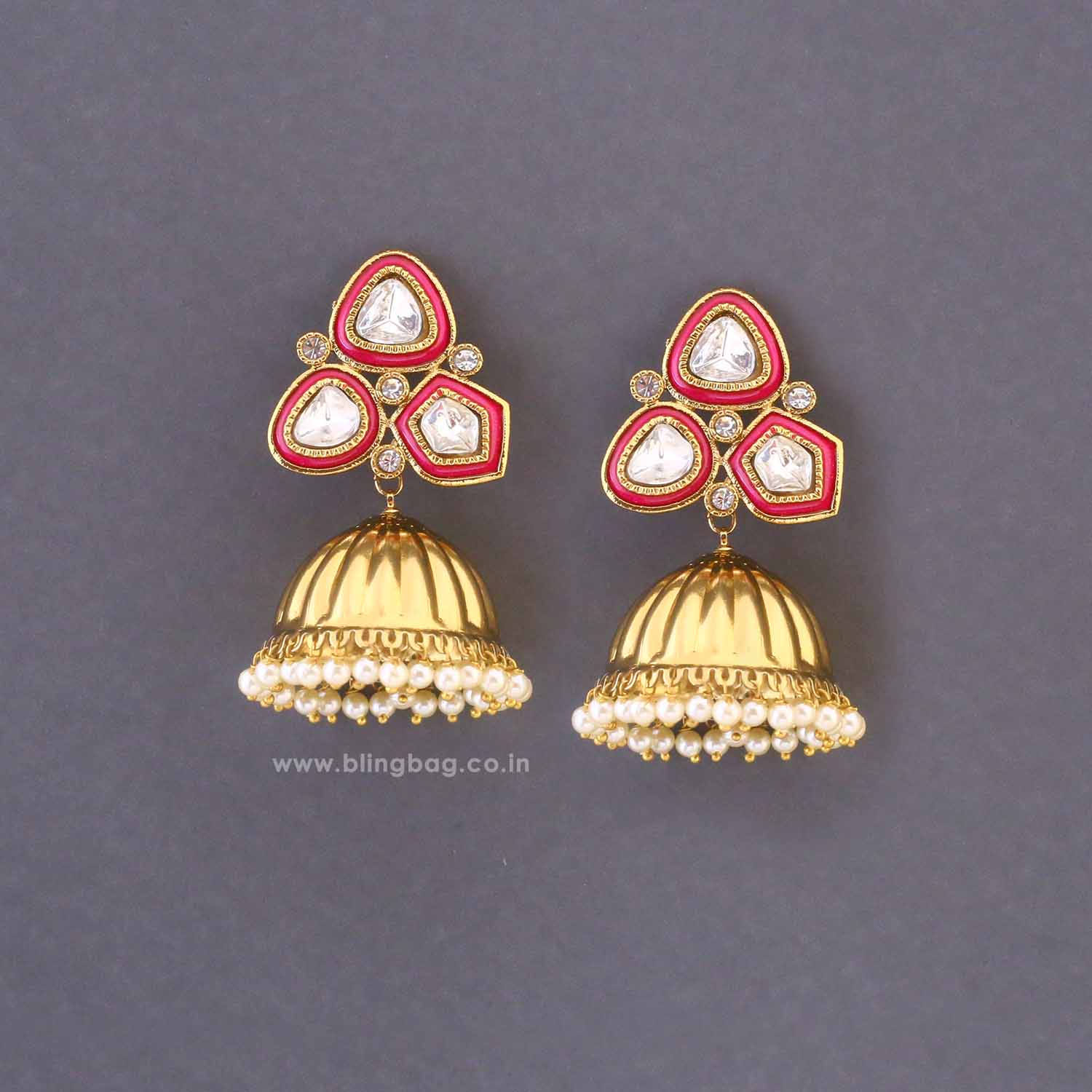 Rani Paridhi Jhumkis - Image 3