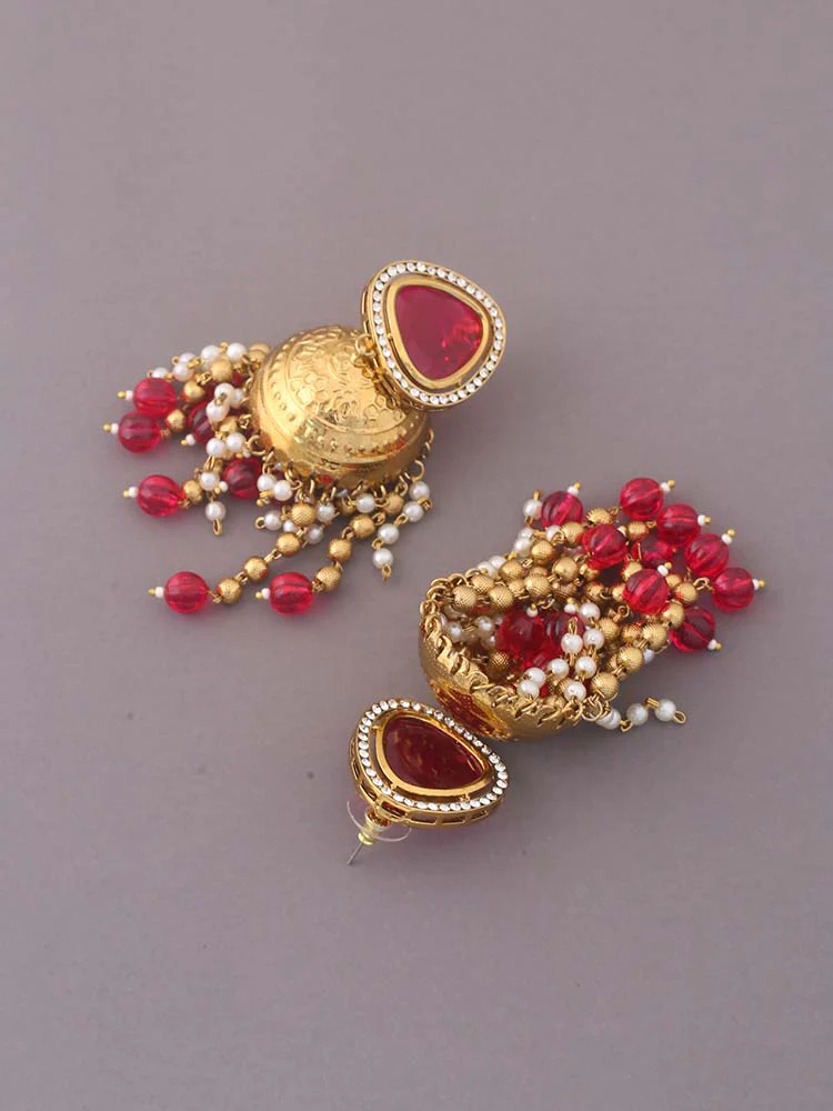 Rani Pavitra Jhumkis - Image 3