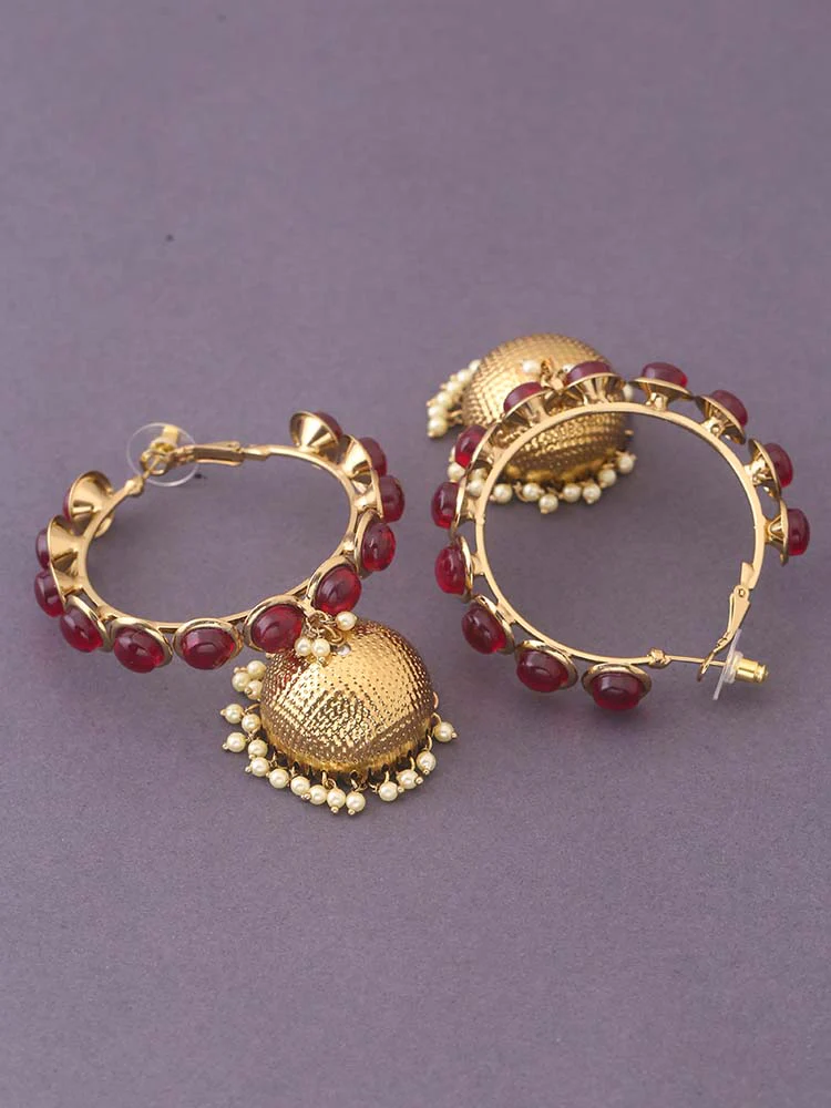 Rani Perry Ethnic Jhumkis - Image 3