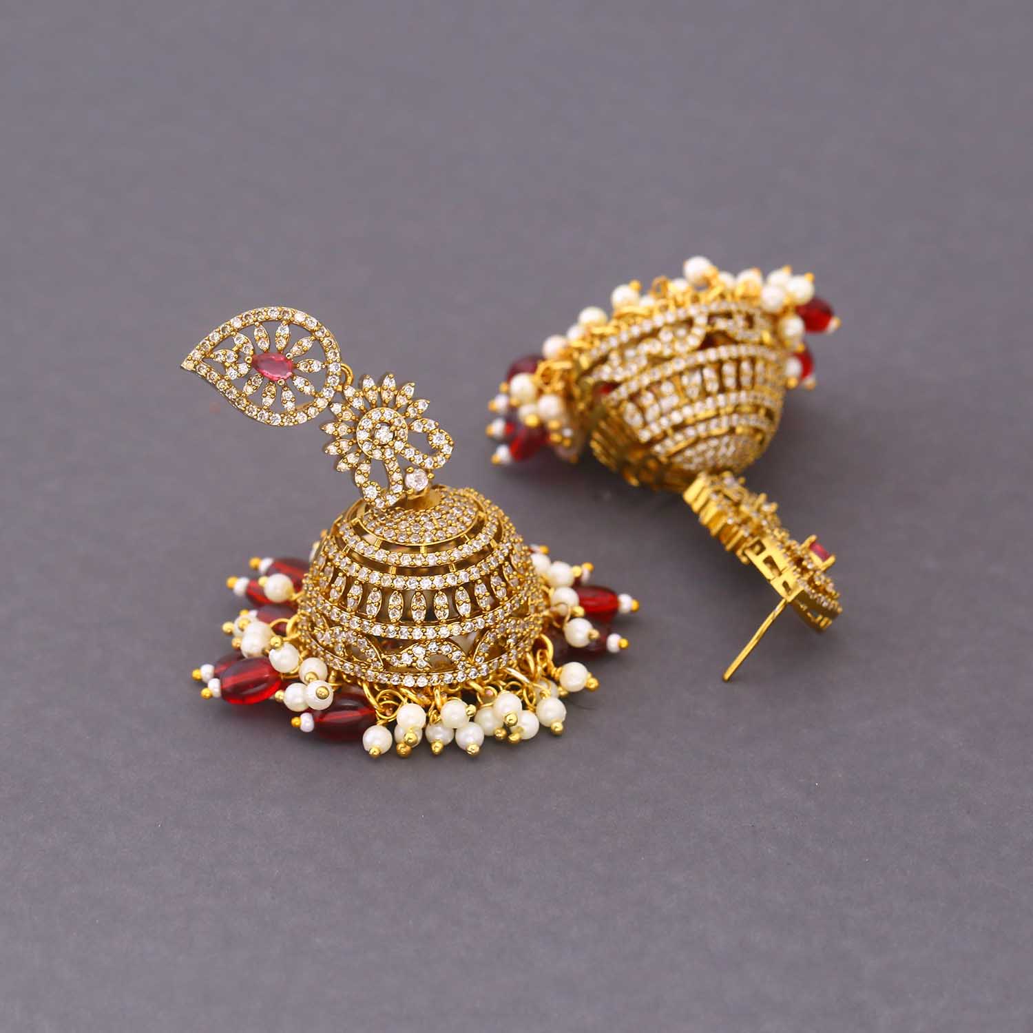 Rani Pratiksha Victorian Jhumkis - Image 3