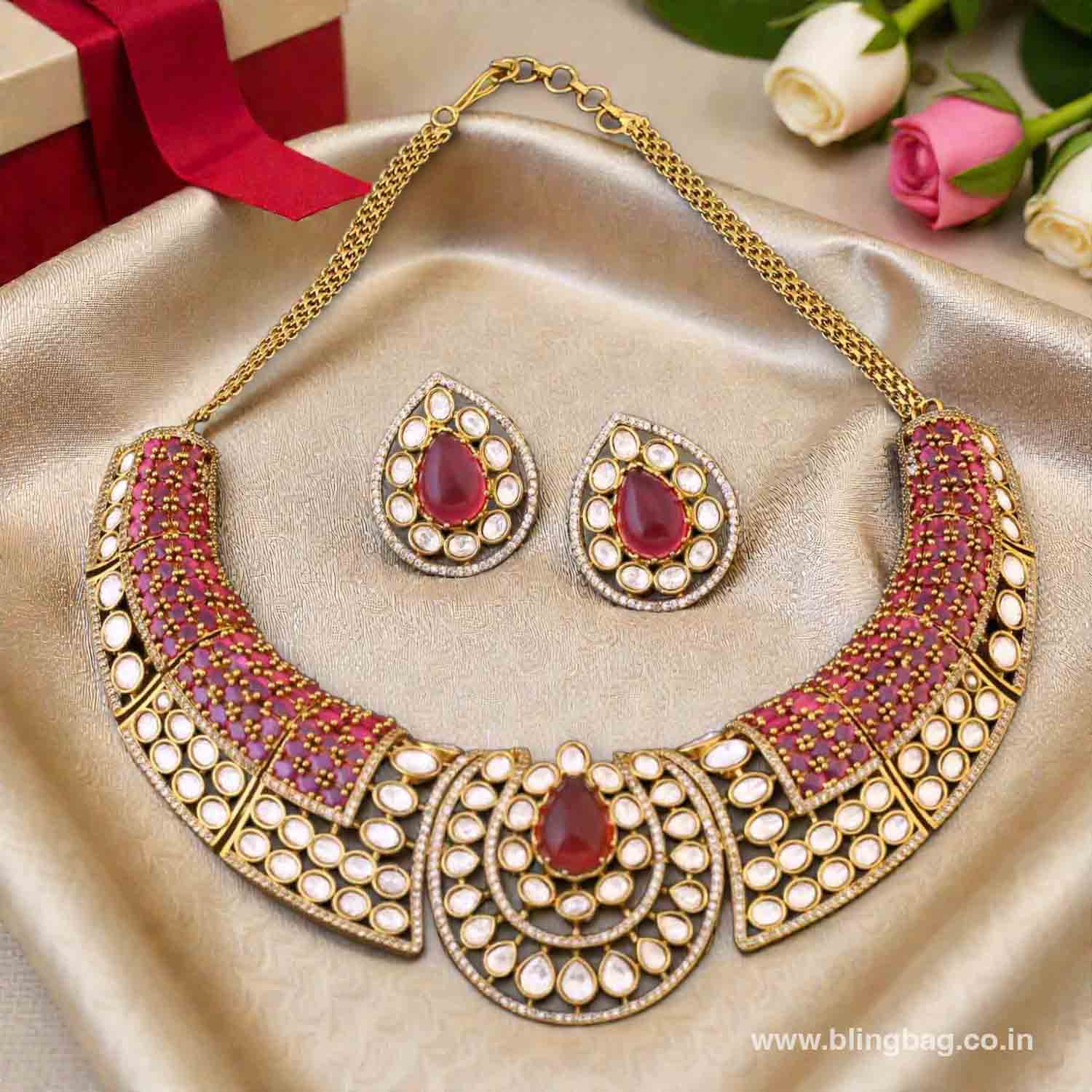 Rani Pristani Hasli Victorian Jewellery Set- New Arrivals - Image 2