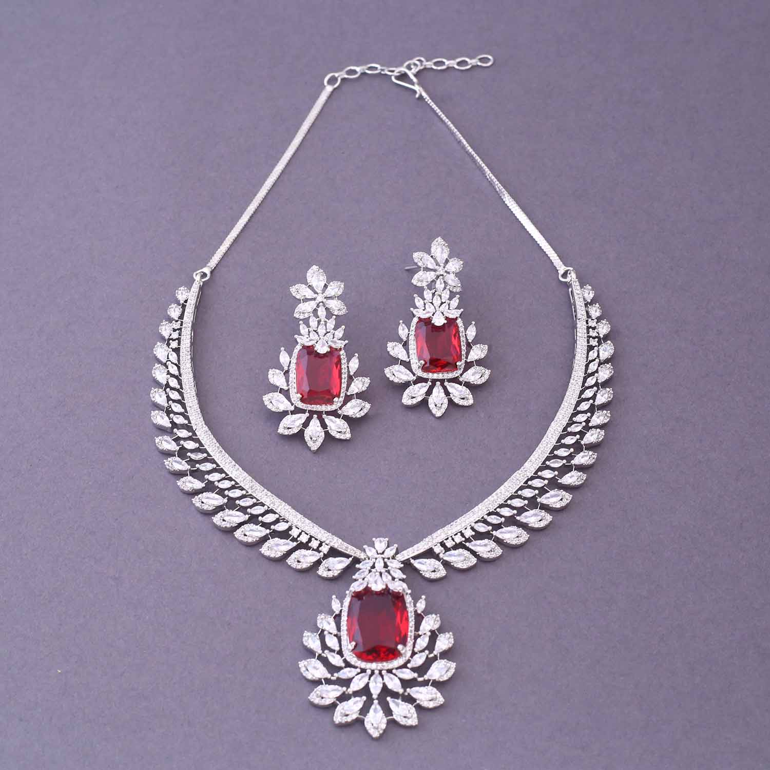 Rani Rosely Zirconia Jewellery Set - Image 3