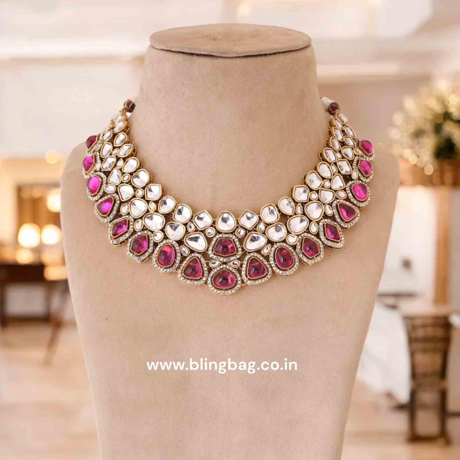 Rani Samiya Kundan Jewellery Set - Image 2