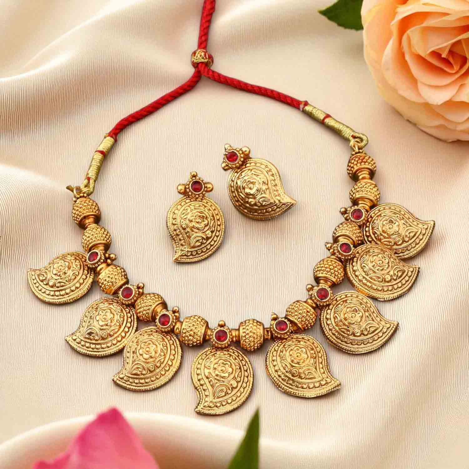 Rani Shreejara Antique Jewellery Set- New Arrival