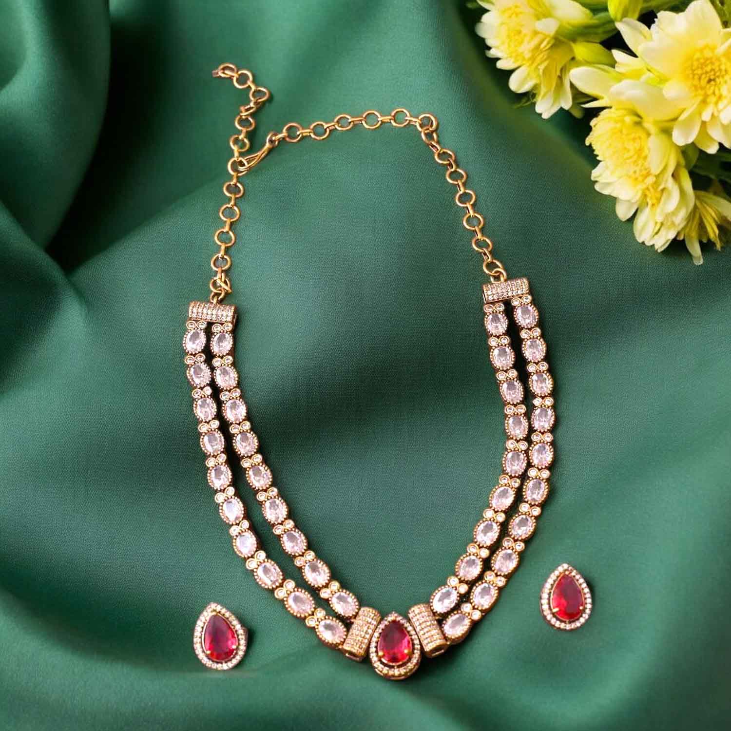 Rani Starla Victorian Jewellery Set- New Arrival