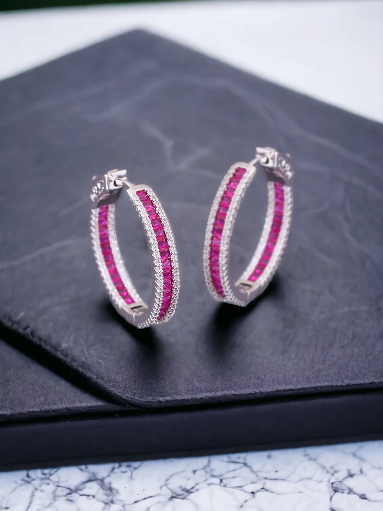 Rani Tigger Zirconia Hoops