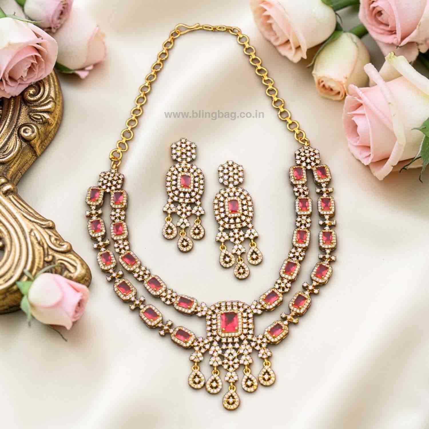 Rani Uvena Victorian Jewellery Set- New Arrivals - Image 2