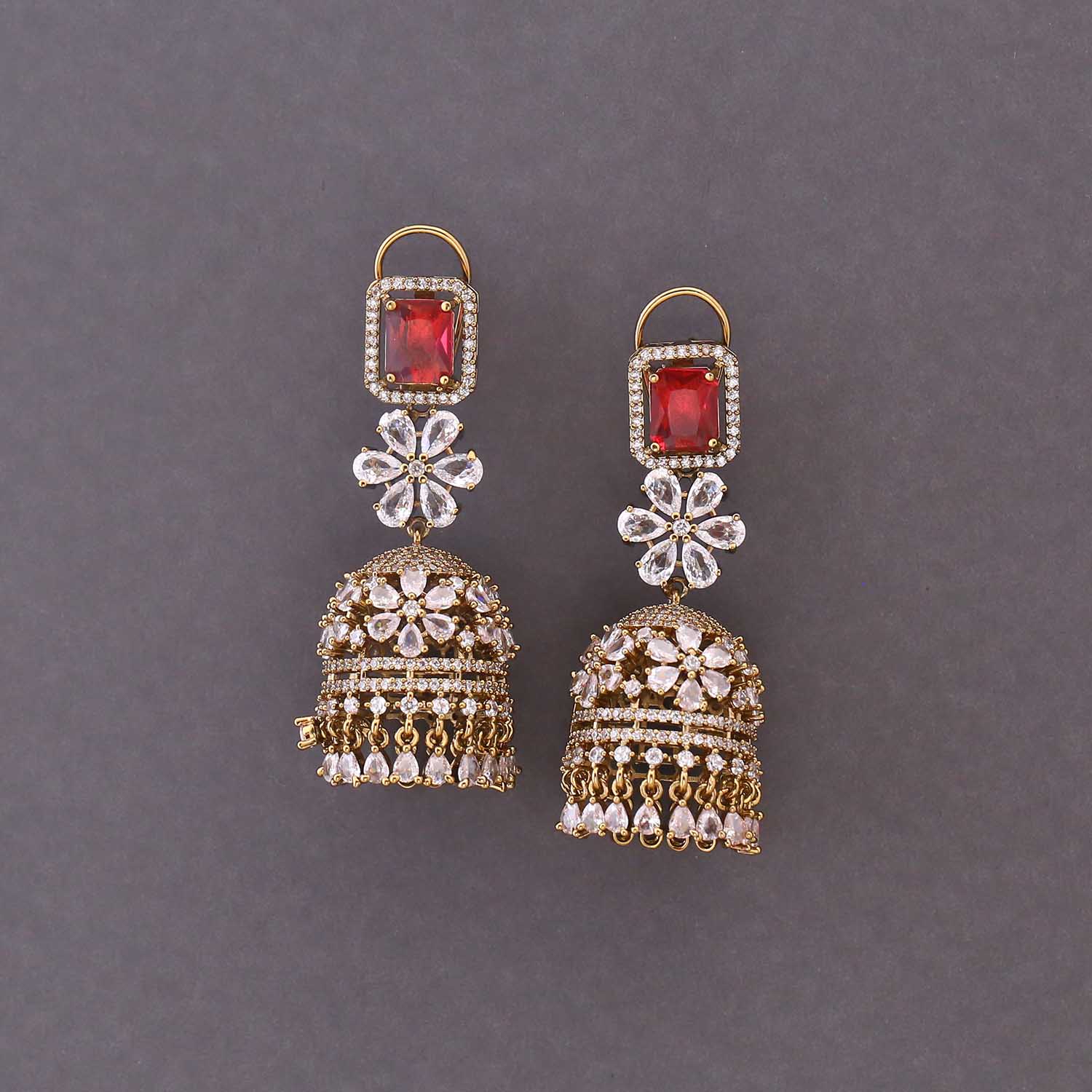 Rani Vaamika Victorian Jhumkis - Image 2