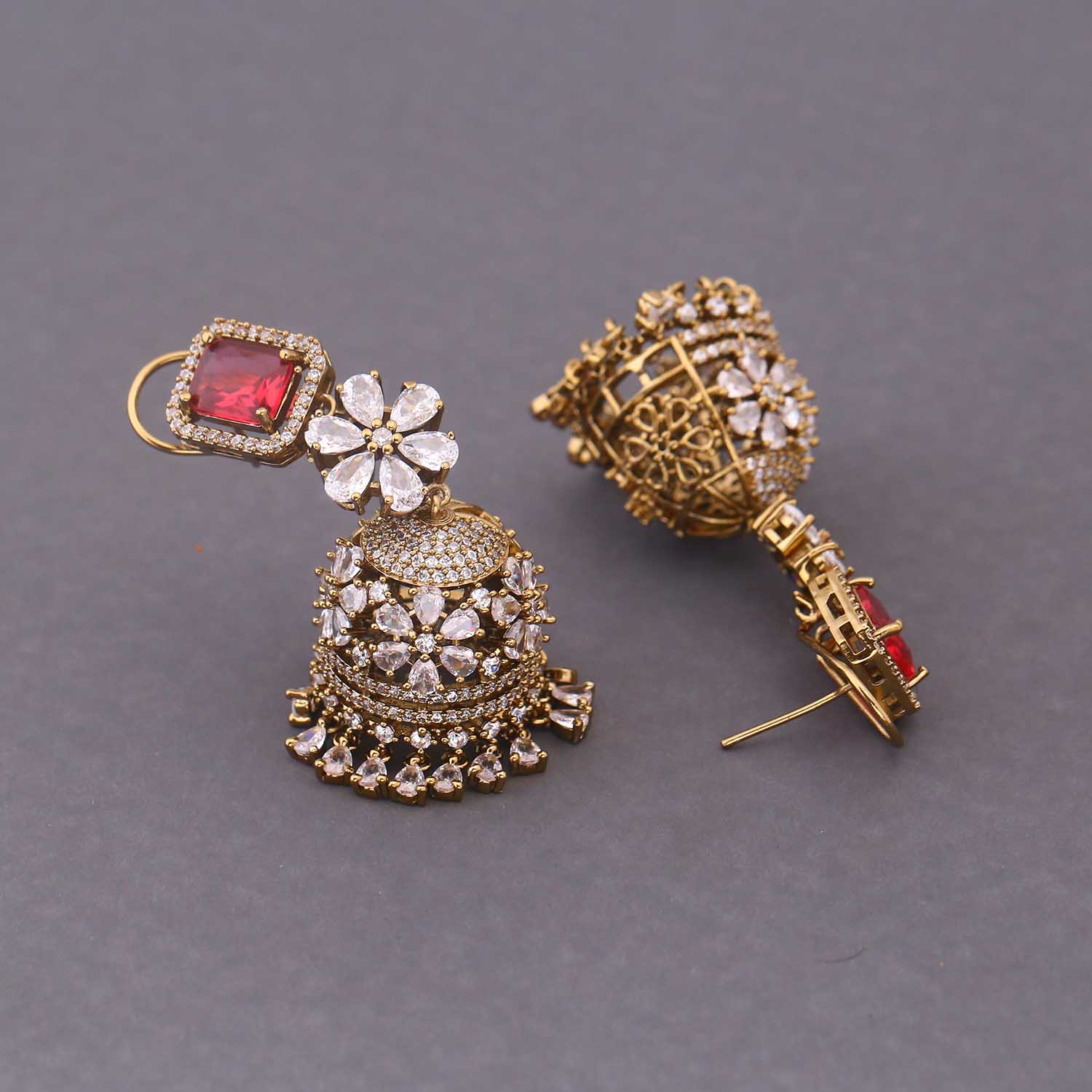 Rani Vaamika Victorian Jhumkis - Image 3