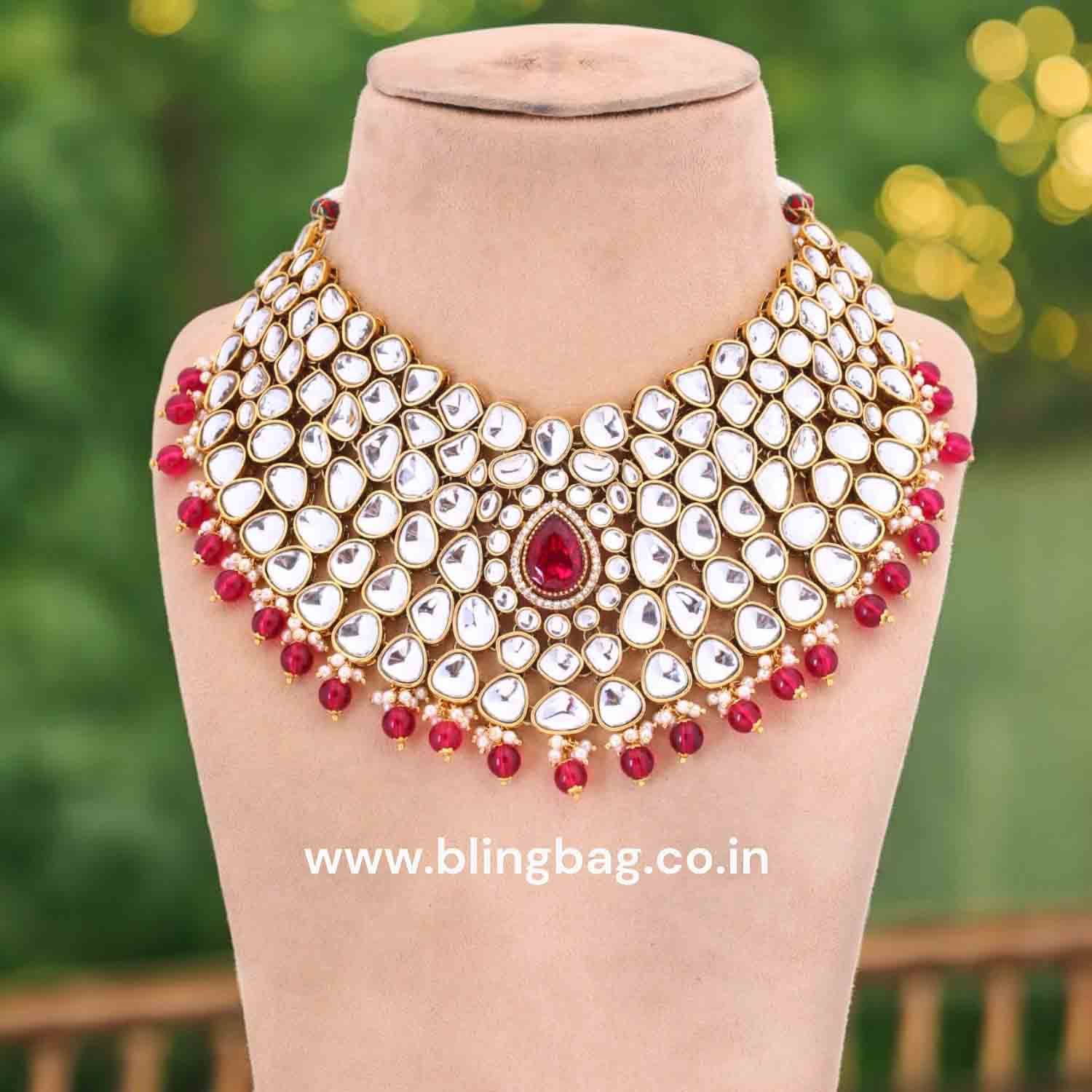 Rani Vandanti Kundan Jewellery Set - Image 2