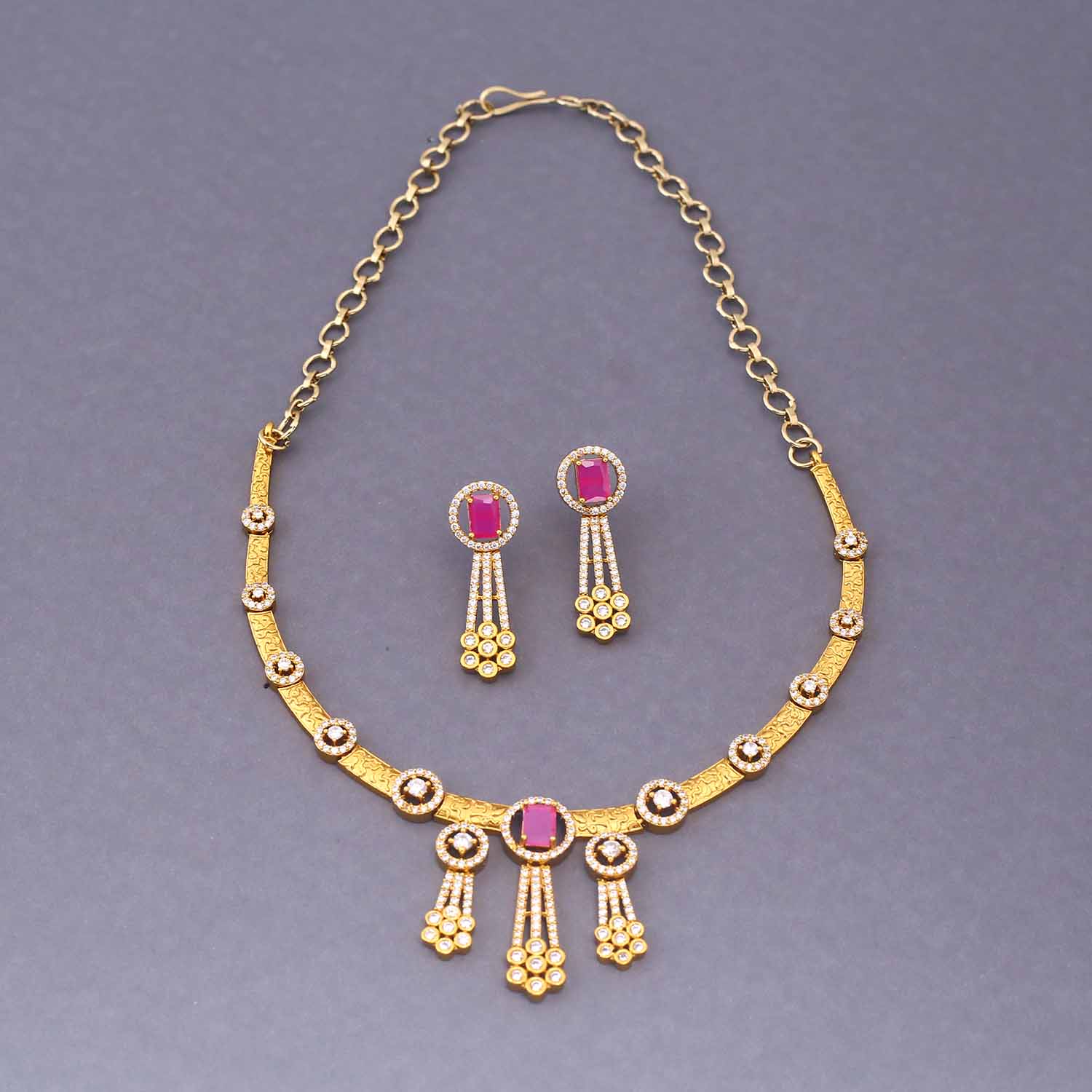 Rani Vyshra Antique Jewellery Set - New Arrival - Image 3