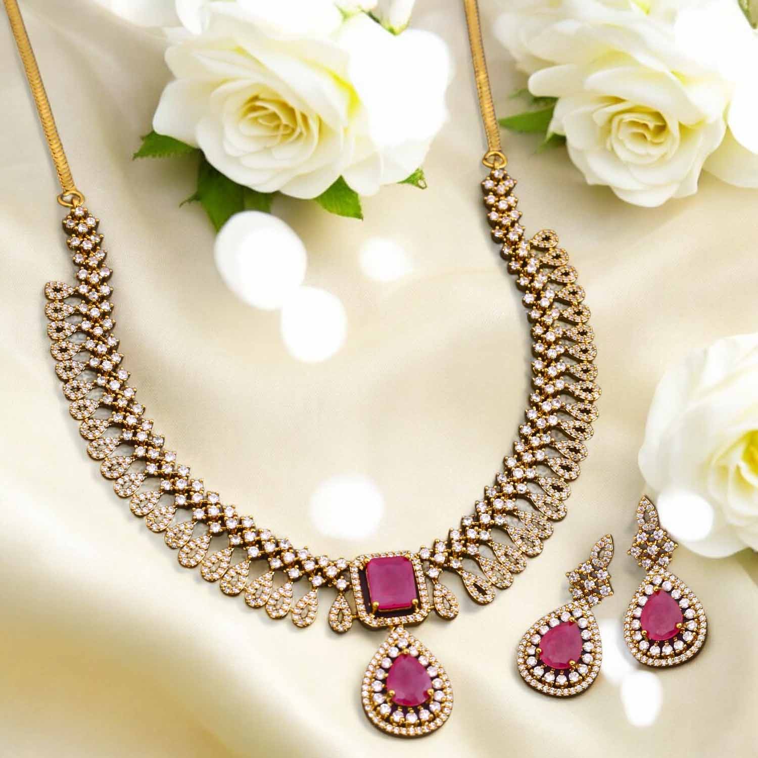 Rani Layna Victorian Jewellery Set - New Arrival - Image 3