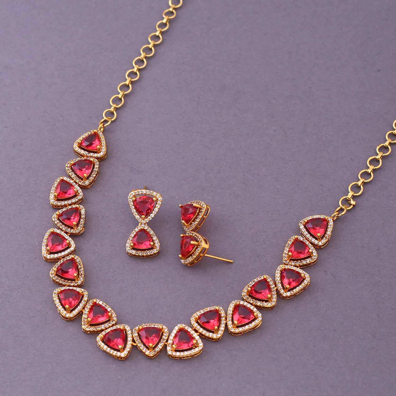 Rani Zeenat Victorian Jewellery Set-New Arrival - Image 4