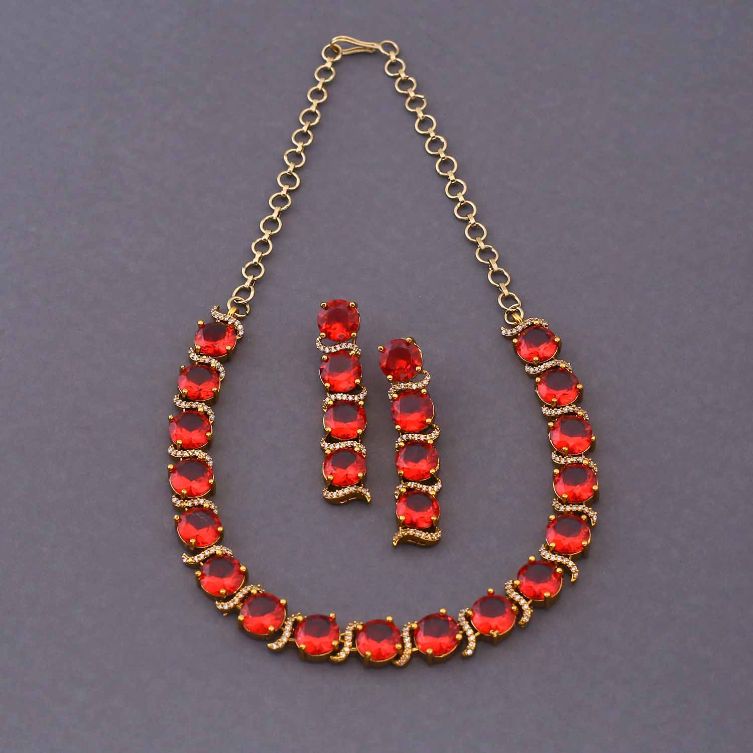 Rani Zilpa Victorian Jewellery Set - New Arrival - Image 4