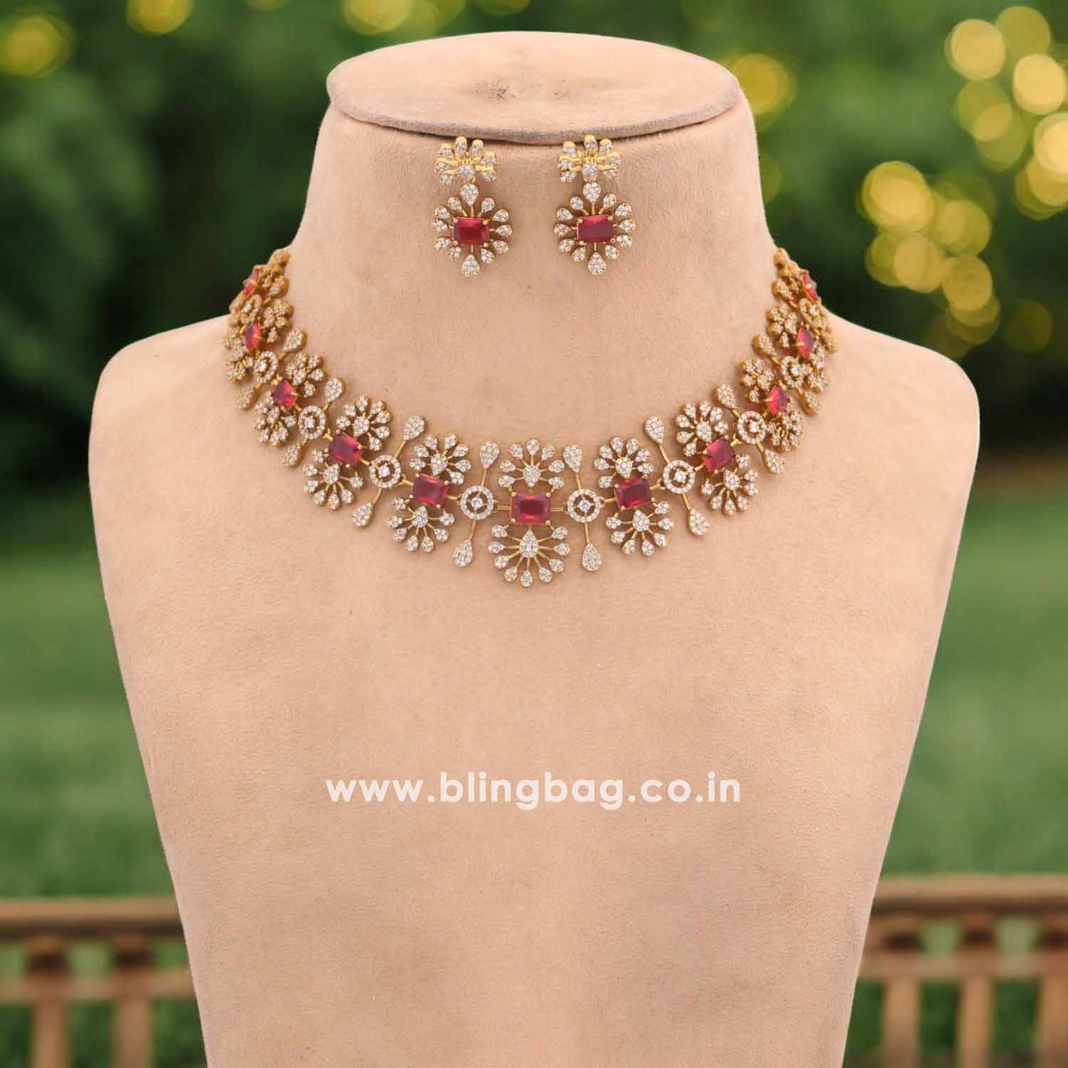 Rani Zuni Victorian Jewellery Set - New Arrival - Image 3