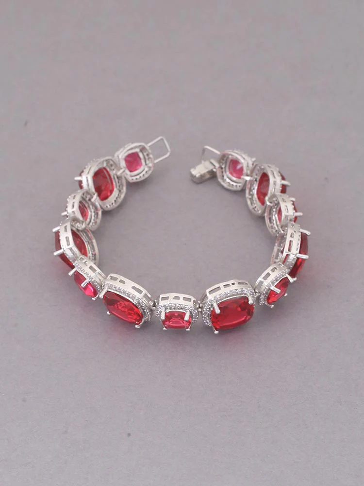 Red Banny Zirconia Bracelet - Image 3