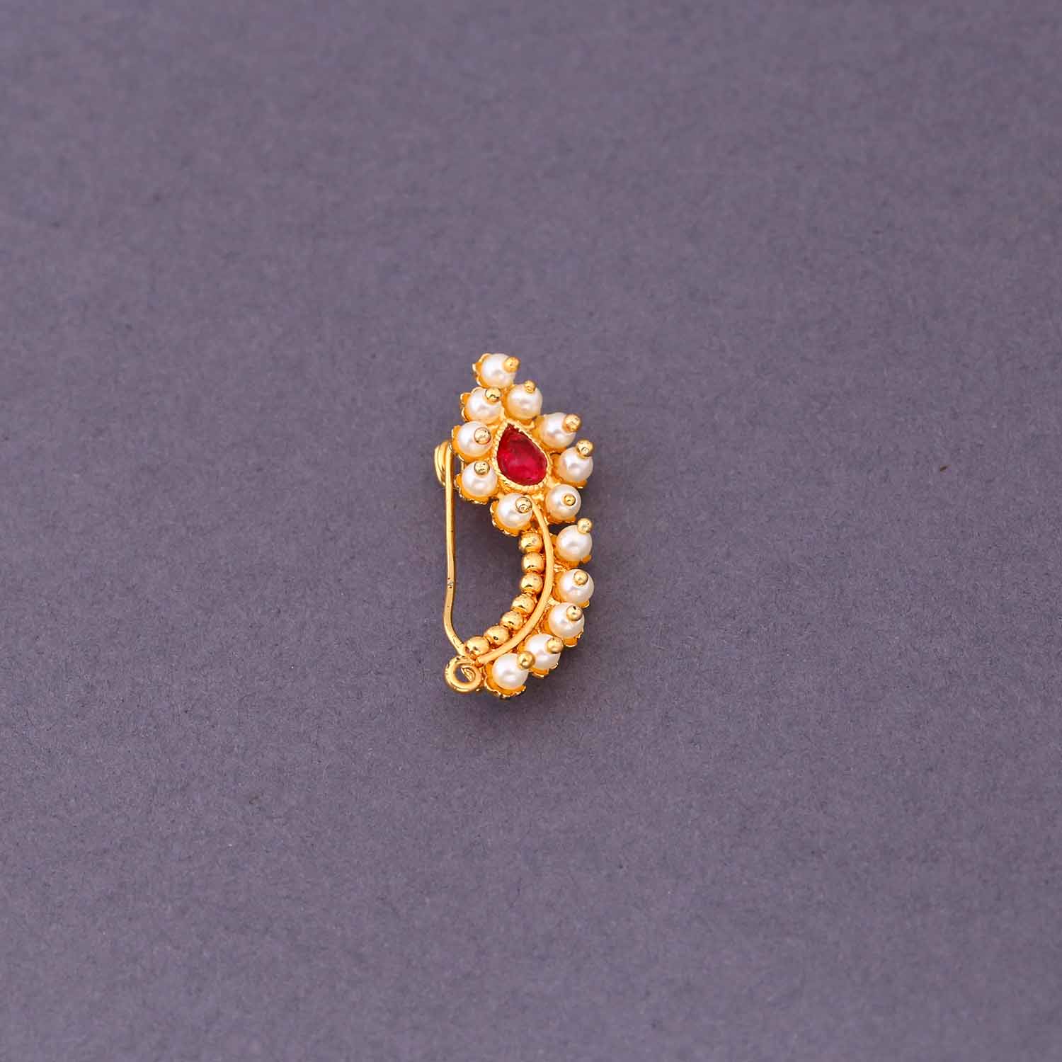 Red Chameli Nosepin - Image 2