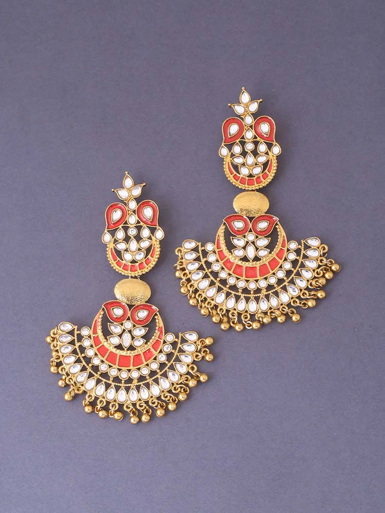 Red Rania Chandbalis - Image 3