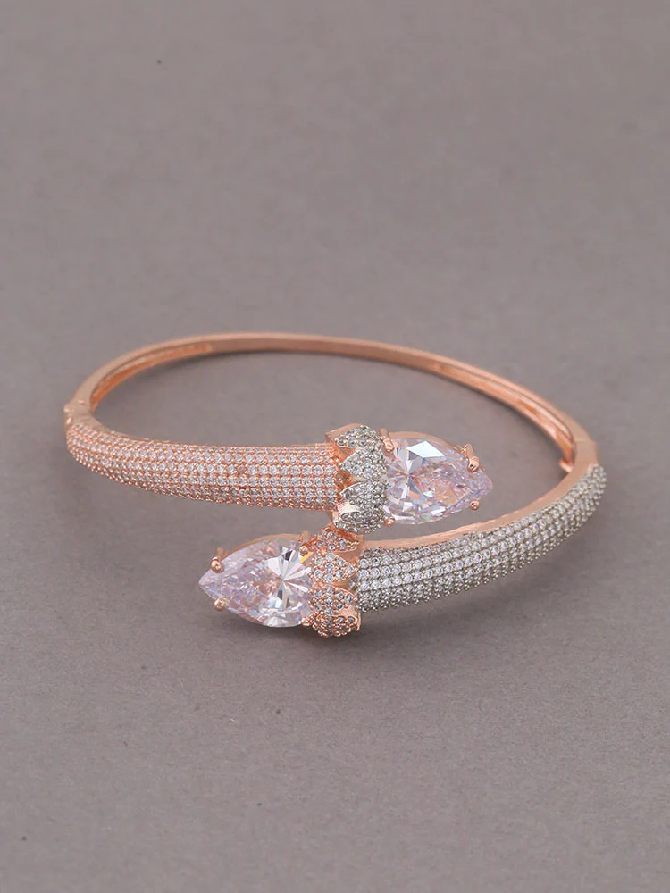 Rose Gold Jancy Zirconia Bracelet - Image 2
