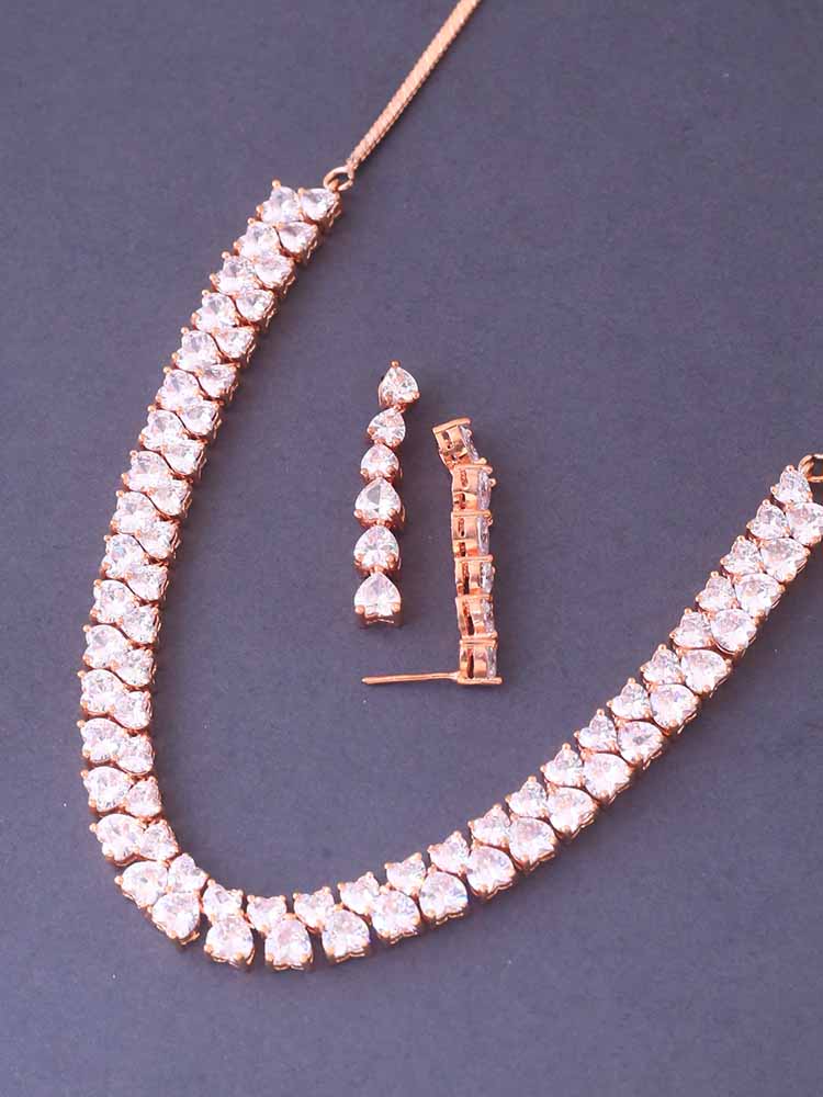 Rose Gold Luminescent Jewellery Set - Image 4