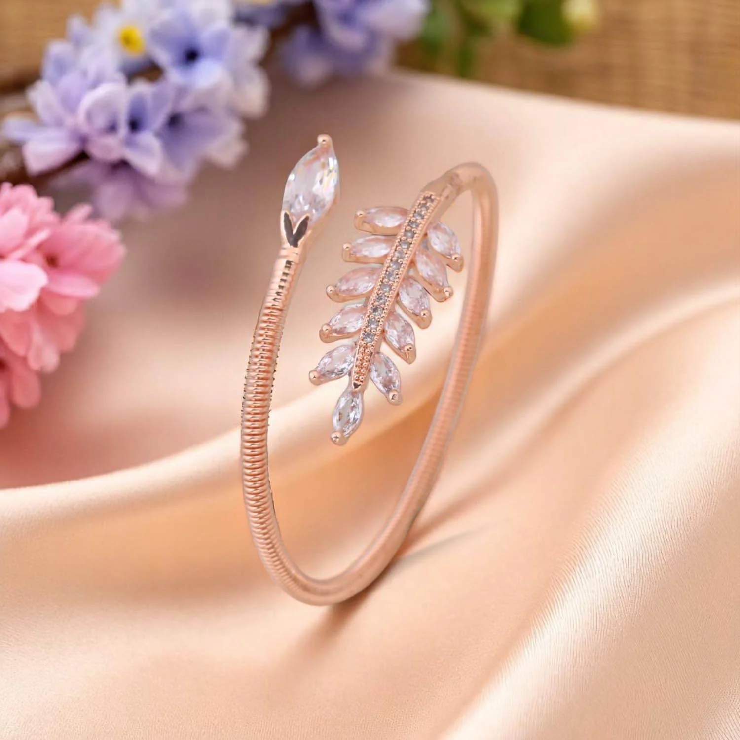 Rose Gold Nea Zirconia Bracelet