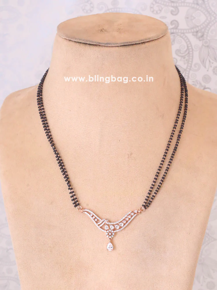 Rose Gold Oliey Mangalsutra