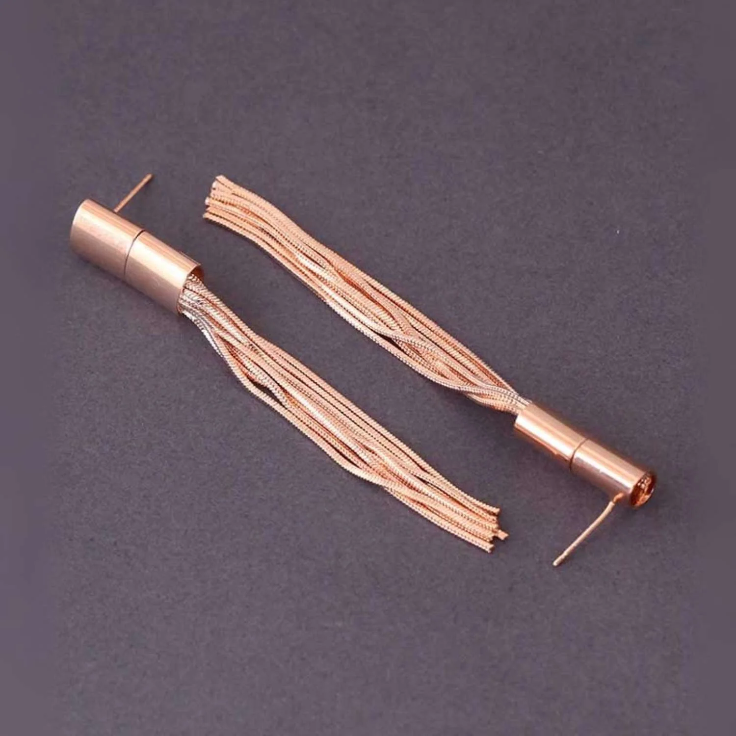 Rose Gold Venla Danglers - Image 4