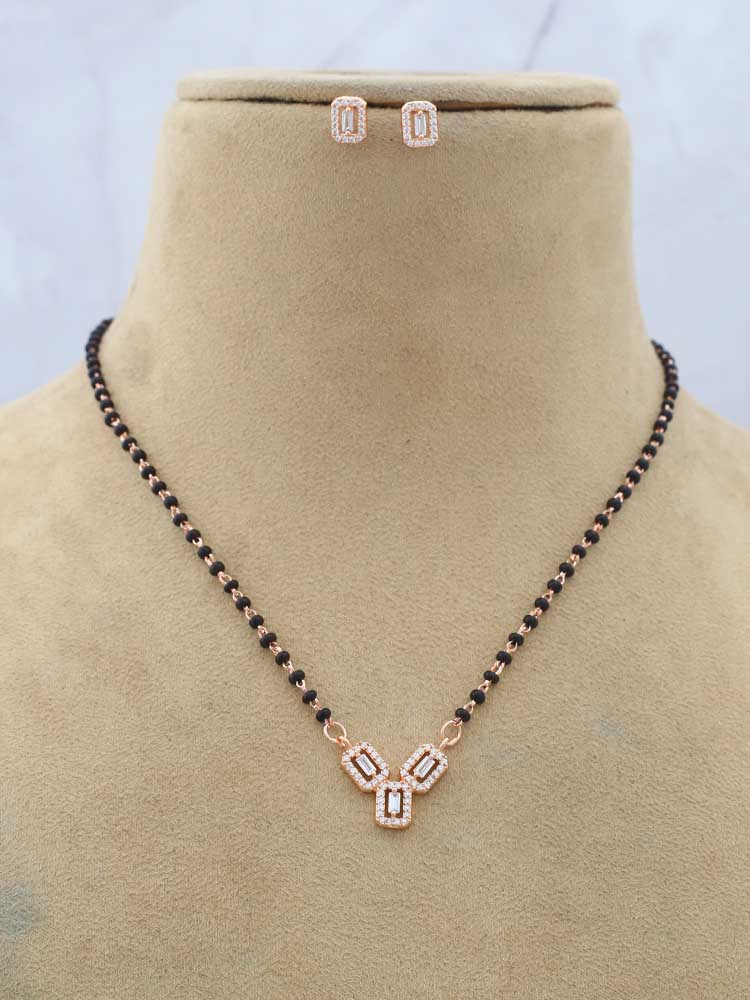 Rosegold Habibah Mangalsutra Set