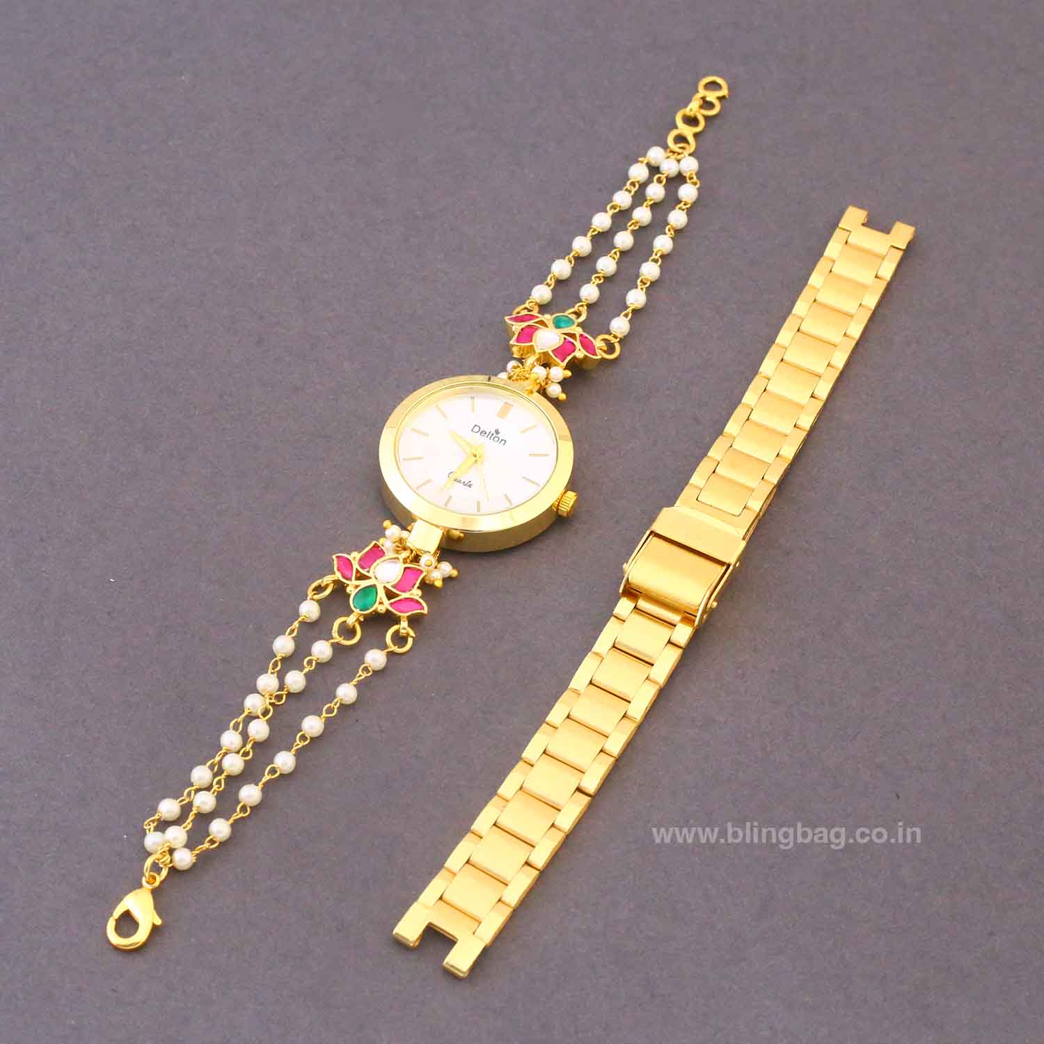 Blingbag Royal Lotus Yachna Watch - Image 3