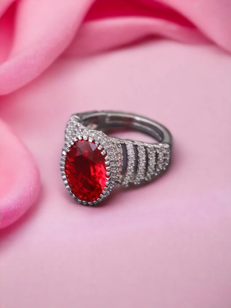 Ruby Anastasia Adjustable Ring